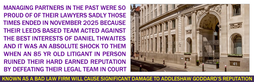 Addleshaw Goddard Defrauders